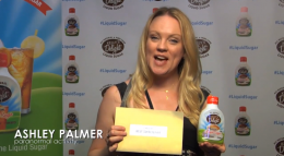 Ashley Palmer of Paranormal Activity for Kelly's Delight All-Natural Liquid Sugar