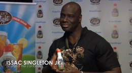 Isaac Singleton, Jr. of Pirates of the Caribbean for Kelly's Delight All-Natural Liquid Sugar